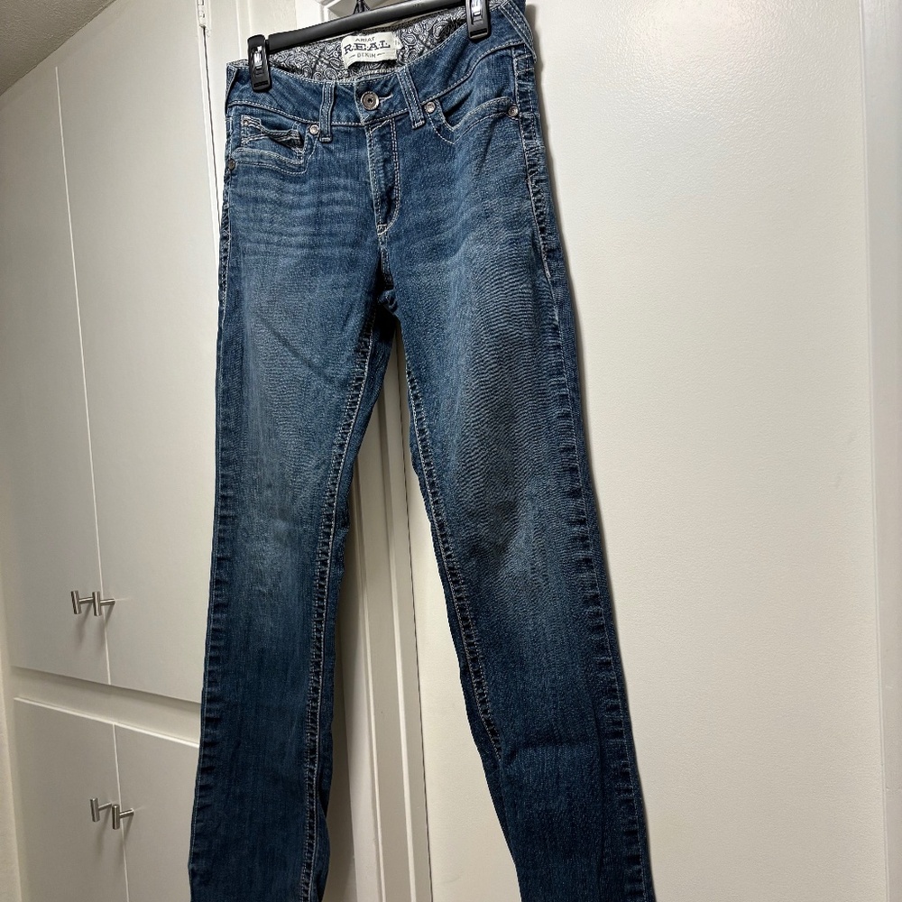 Ariat Women's Straight Leg Jeans - Blue